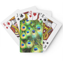 Peacock Feenas Jogando Cartões