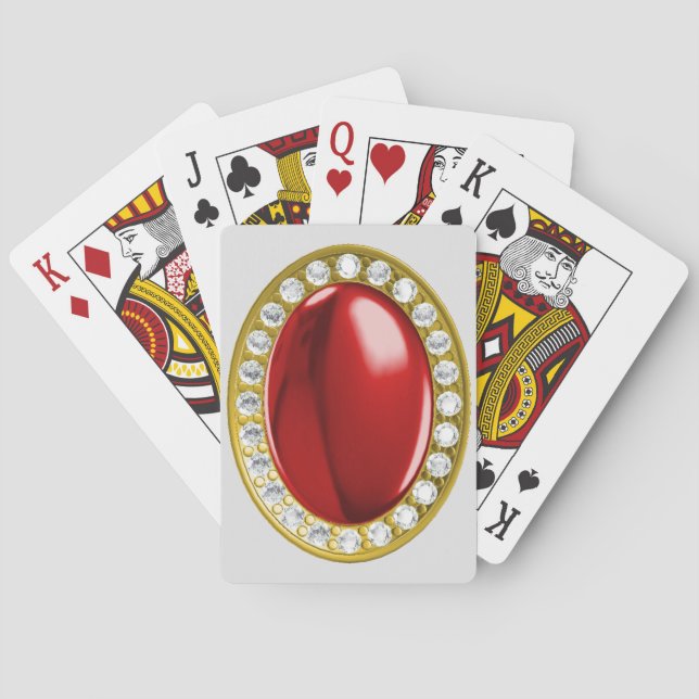 Baralho Pedra vermelha (Verso)