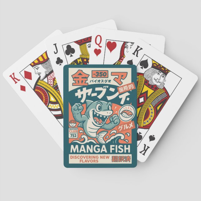 Baralho Peixe Mangá (Verso)