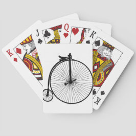 Baralho Peixe preto pedrado bicicleta vintage