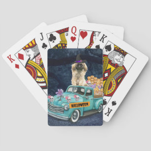 Baralho Pekingese Dog Halloween Truck Noite Assustadora