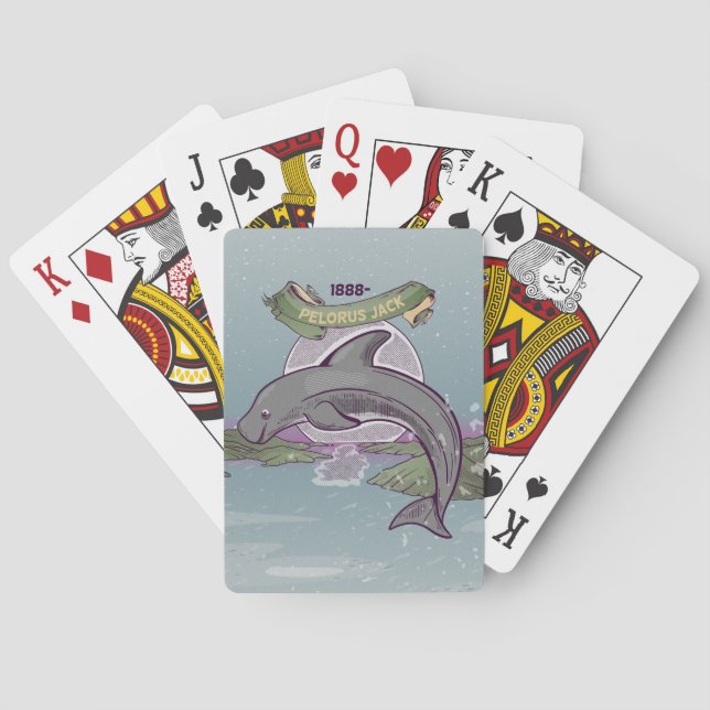 Baralho Pelorus Jack Dolphin Nova Zelândia (Verso)