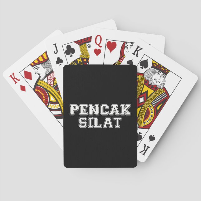Baralho Pencak Silat (Verso)