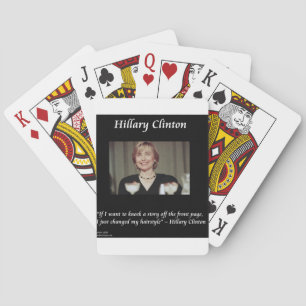 Baralho Penteados de Hillary Clinton & Citações de Manchet