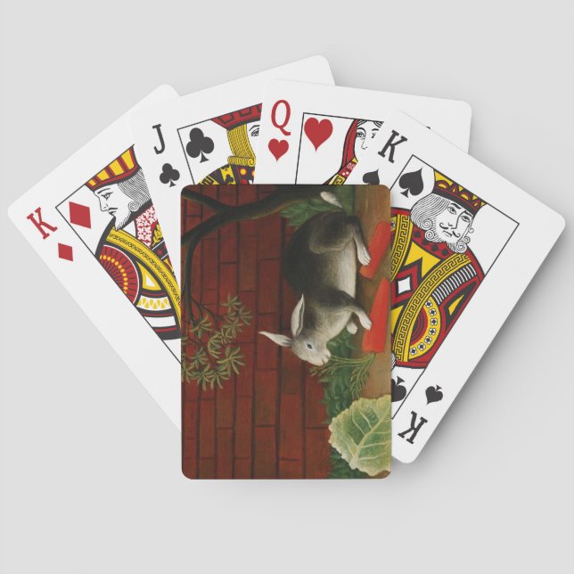 Baralho Pequeno Coelho Cute (Animal Pet) (Henri Rousseau) (Verso)