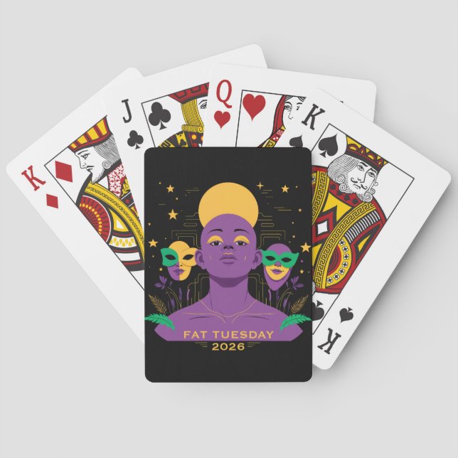 Baralho Perfeito para o Mardi Gras 2026 (Verso)