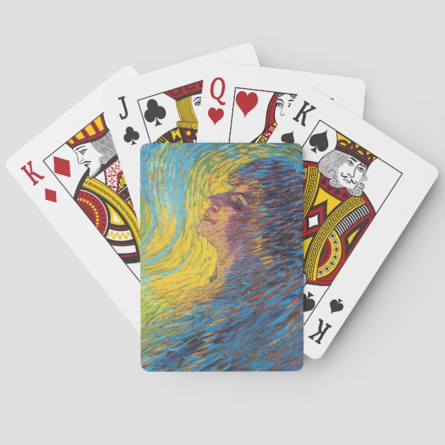 Baralho Perfume (Retrato feminino) (por Luigi Russolo) (Verso)