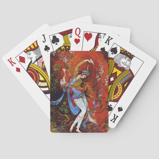 Baralho Persian Miniature Dancing Nymph (Verso)
