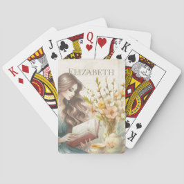 Baralho Personalizada Rapariga de Livro