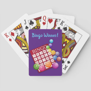 Baralho Personalizados Jogadores de Bingo de Diversão de