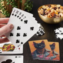 Baralho Personalized Cat Photo Playing Cards | Custom Pet 