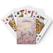 Personalized Cherry Blossom Bird 