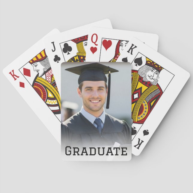 Baralho Personalized Graduation Photo Keepsake Memory Gift (Verso)