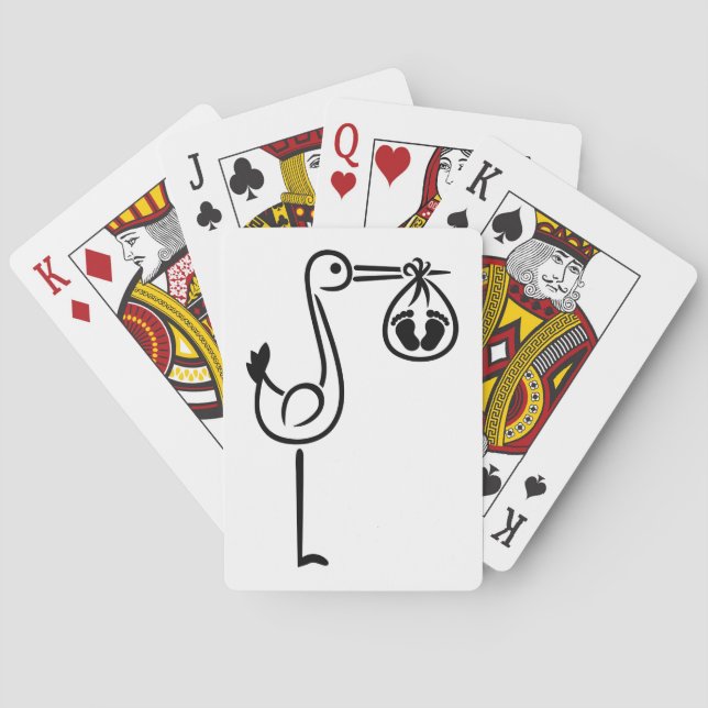 Baralho Pés de bebês de tempestade (Verso)