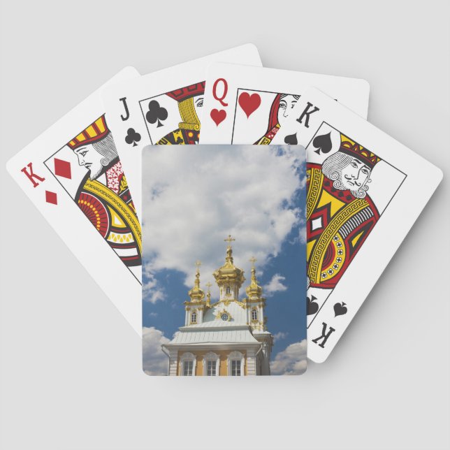 Baralho Peterhof, Grande Palácio, ala de capela (Verso)