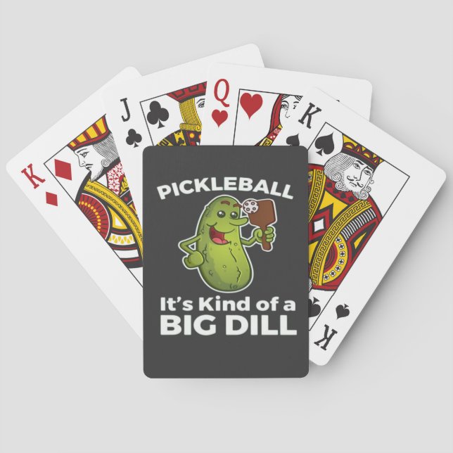 Baralho Pickleball Meio que um Grande Dilema (Verso)