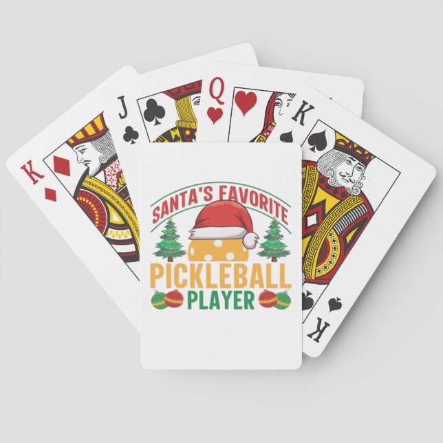 Baralho Pickleball no Natal (Verso)