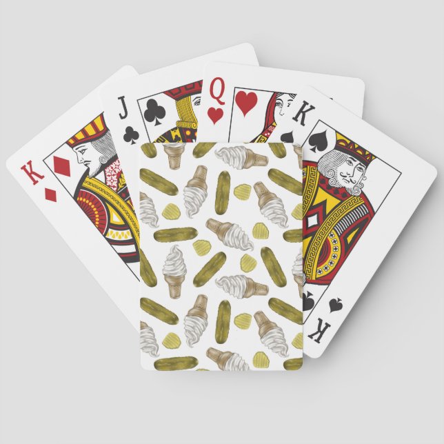 Baralho Picles e placas para jogar Sorvete (Verso)