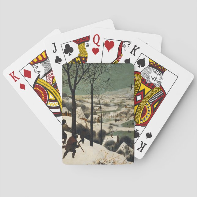 Baralho Pieter Bruegel, O Velho - Caçadores Na Neve (Verso)