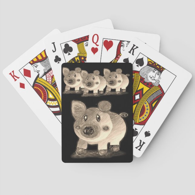 Baralho Pig Playing Card Deck (Verso)