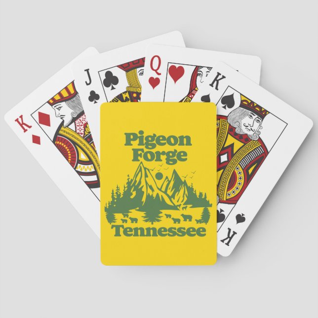 Baralho Pigeon Forge Tennessee (Verso)