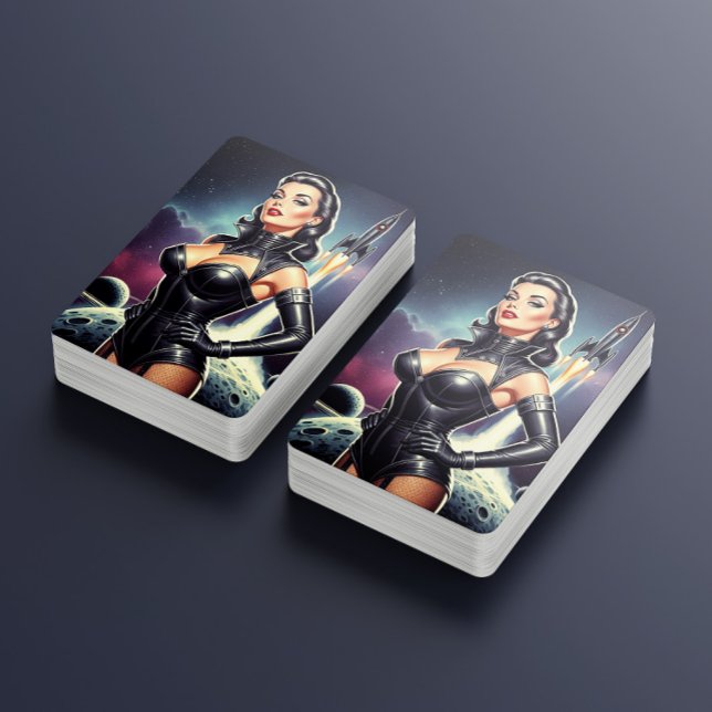 Baralho Pin-up Espacial Vintage (Criador carregado)
