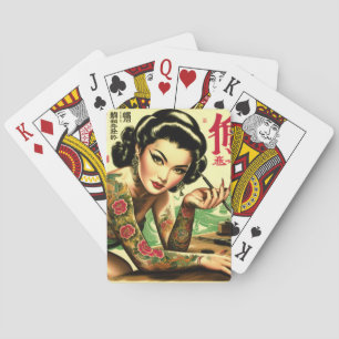 Baralho Pin-up Oriental Retro