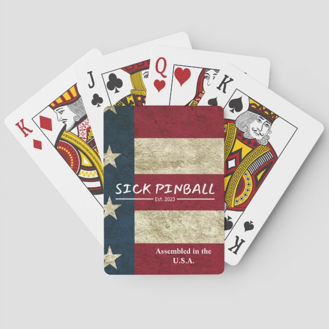 Baralho Pinball Doente Est. Cartões de Jogada 2023 (Verso)