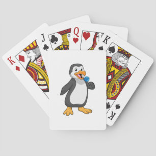 Baralho Pinguim com doces de pirulito