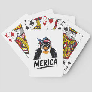 Baralho Pinguim resiste aos pinguins protestando contra
