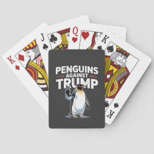 Baralho Pinguins Contra Trump Anti Trump Resist Tarrifs