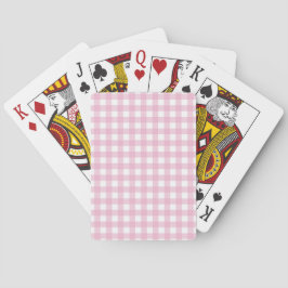 Baralho Pink Gingham Playing Deck of Cards