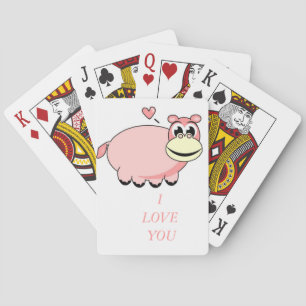 Baralho Pink Hippo Love