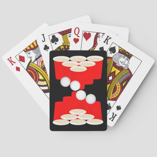 Baralho Pino de Beer Pong Playing Card Deck - Reversível (Verso)