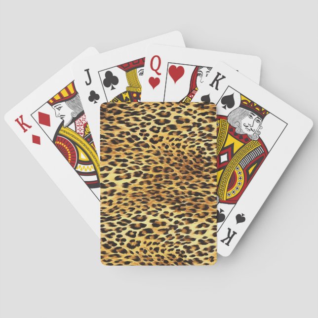 Baralho Pintas-leopardo Pintor de Camuflagem (Verso)