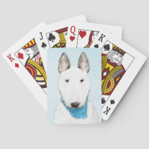 Baralho Pintura Bull Terrier - Arte Cachorro Original Boni