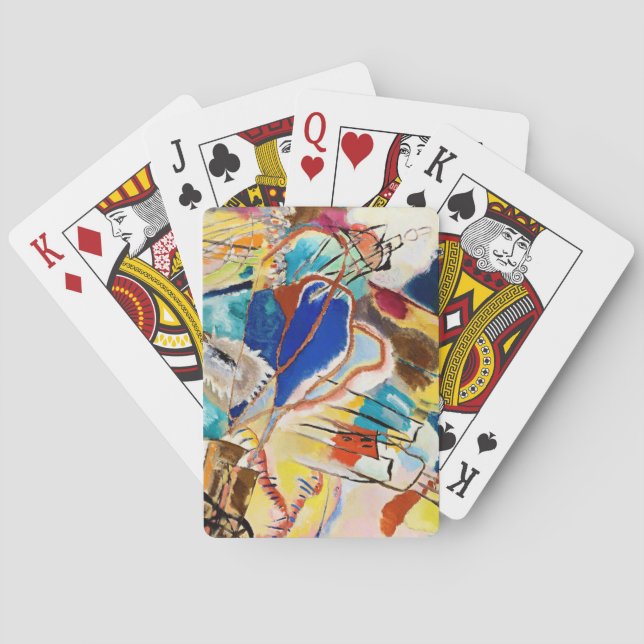 Baralho Pintura de Abstrato de Composição Kandinsky (Verso)