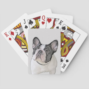 Baralho Pintura de Bulldog Francês (Brindle Pied) - Arte