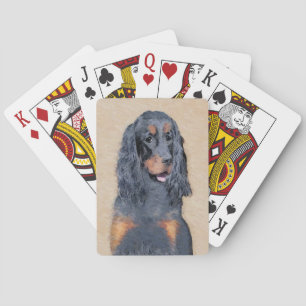 Baralho Pintura de Gordon Setter - Arte de Cachorro Origin