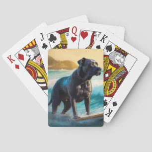 Baralho Pintura de Surf na Praia do Cane Corso
