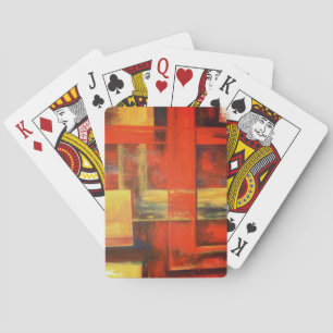 Baralho Pintura em forma de Abstrato moderno