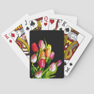 Baralho Pintura em Tulip - Arte Flor Original