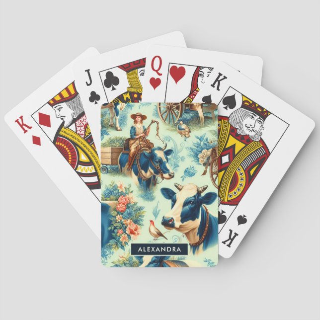 Baralho Pintura por Aquarela de Fazenda Cócica (Verso)