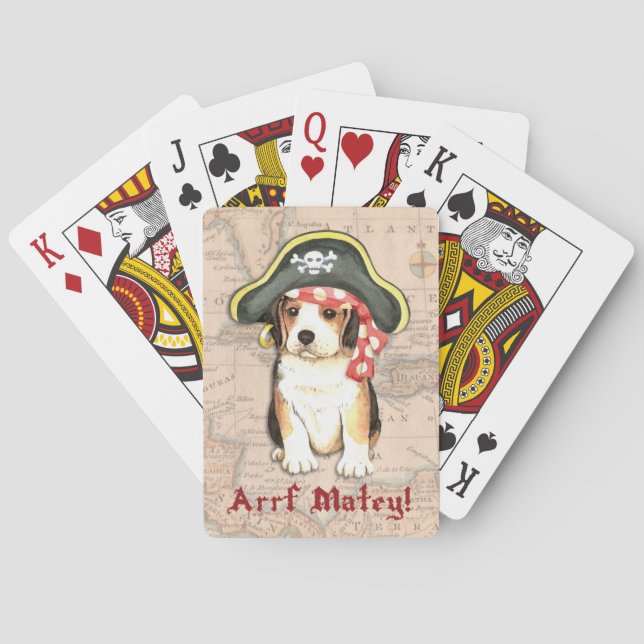 Baralho Pirate Hat Beagle (Verso)