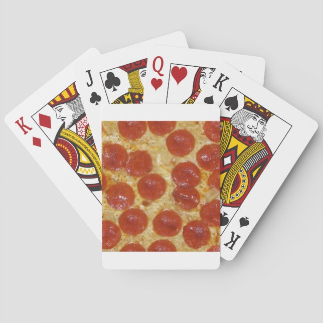 Baralho pizza grande de pepperoni (Verso)