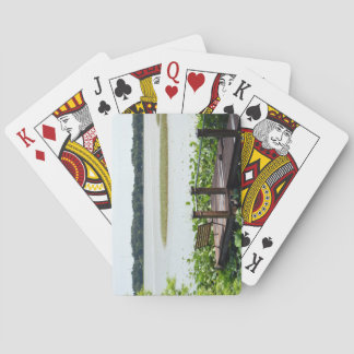 Baralho Placa de Reprodução na Foto de Boca no Lago