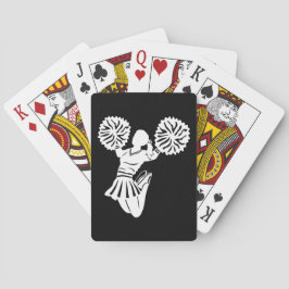 Baralho Placas de jogar cheerleader