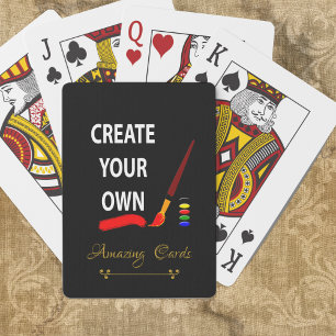 Baralho Placas de jogar crio, com marca, personalizadas