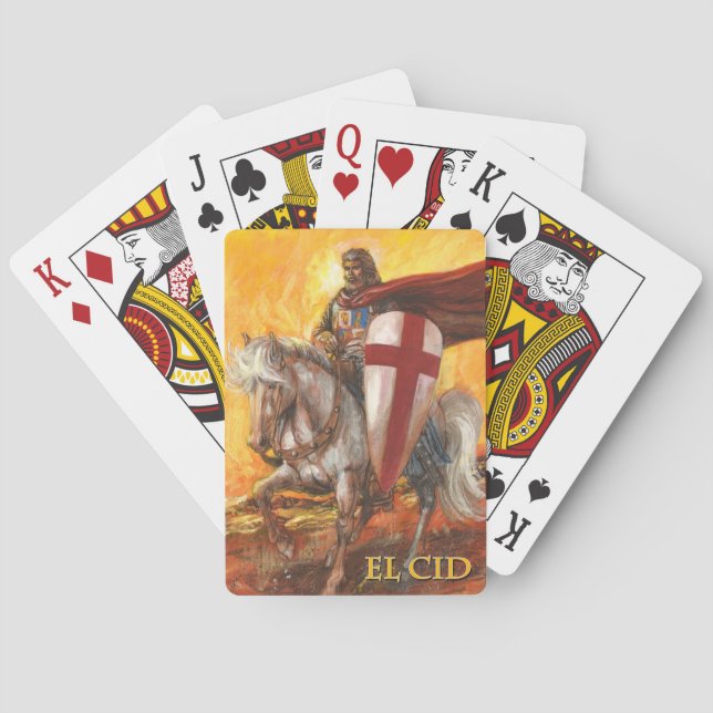 Baralho Placas de jogar design do El Cid V2 (Verso)