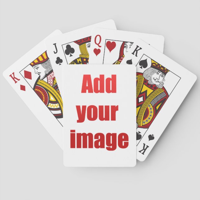 Baralho Placas de jogar personalizadas (Verso)